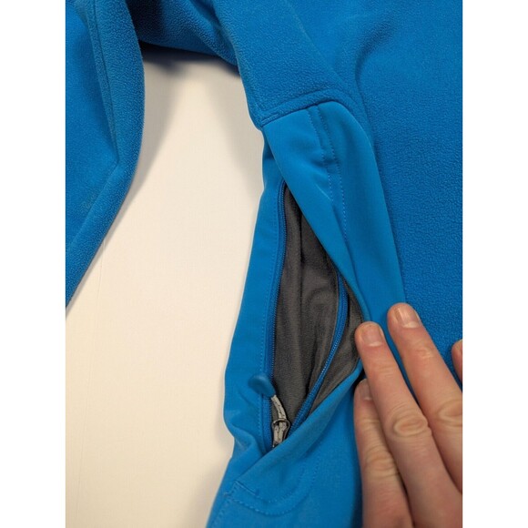 Mountain Hardwear Womens Soft Shell Fleece Jacket Size Small Womens Blue - Picture 6 of 16